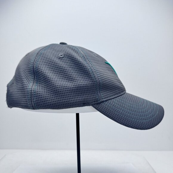 K-Products Precision Planting Gray Teal Cap Adjustable Hook and Loop Farm Hat - Picture 2 of 11